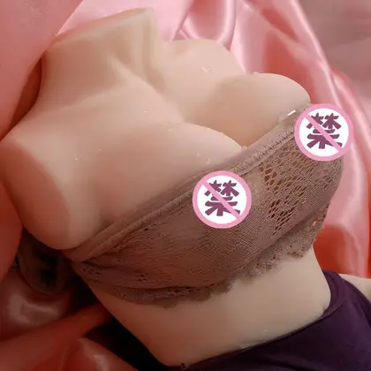 Mini Beauty Half-Body Realistic Doll Male Masturbator Tight Simulation Channel Adult Toy thumbnail 2