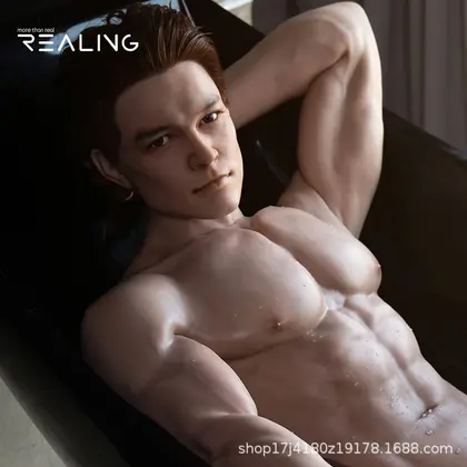 Realing 175cm 1:1 Life-Size Realistic Male Silicone Doll - Jing Zhe thumbnail 4