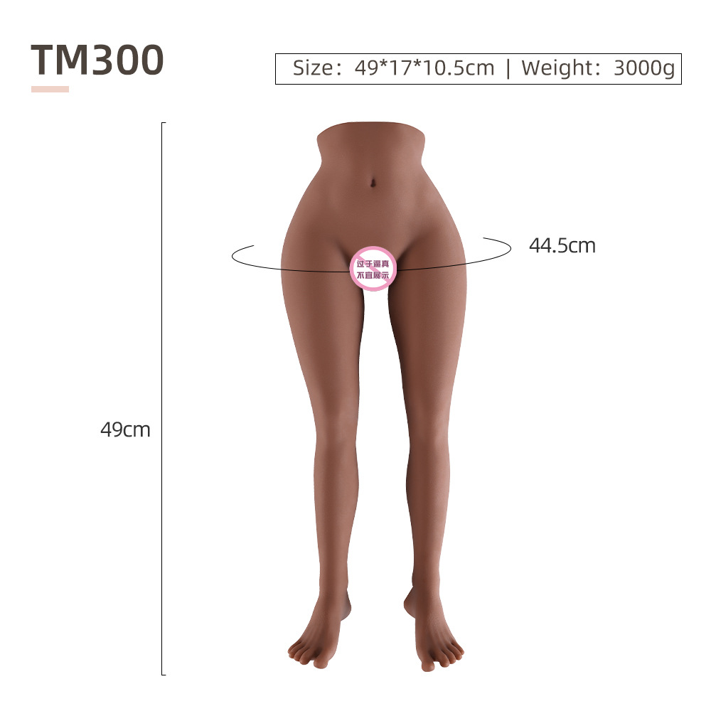 Runqu Full Body Silicone Life-Size Doll Leg Mold Male Insertable Masturbator Adult Sex Toy thumbnail 12