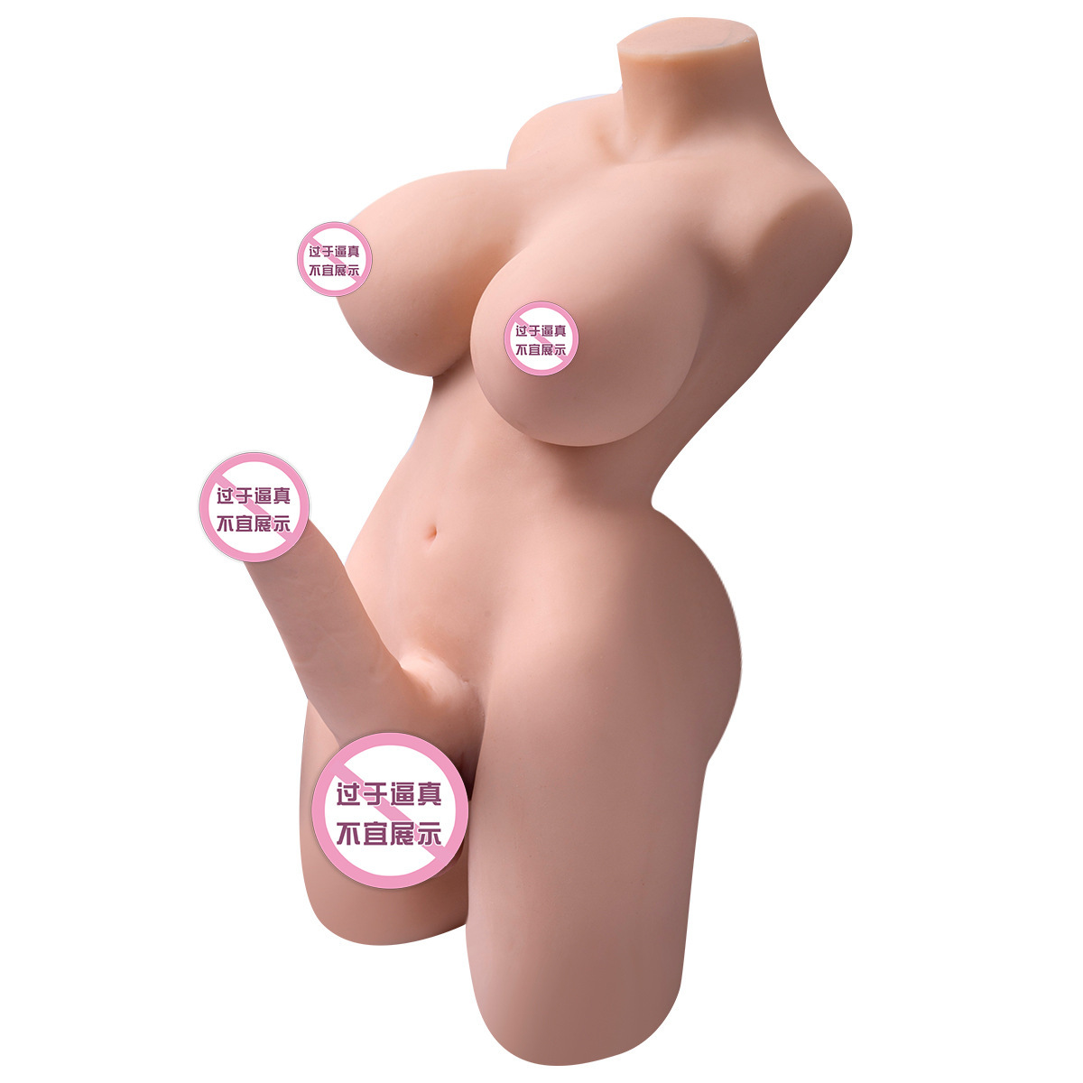Half Body Male Chest And Pectoral Torso Mold For Women, Realistic Soft Silicone Adult Sex Toy, Masturbator For Gay/Female Use thumbnail 3
