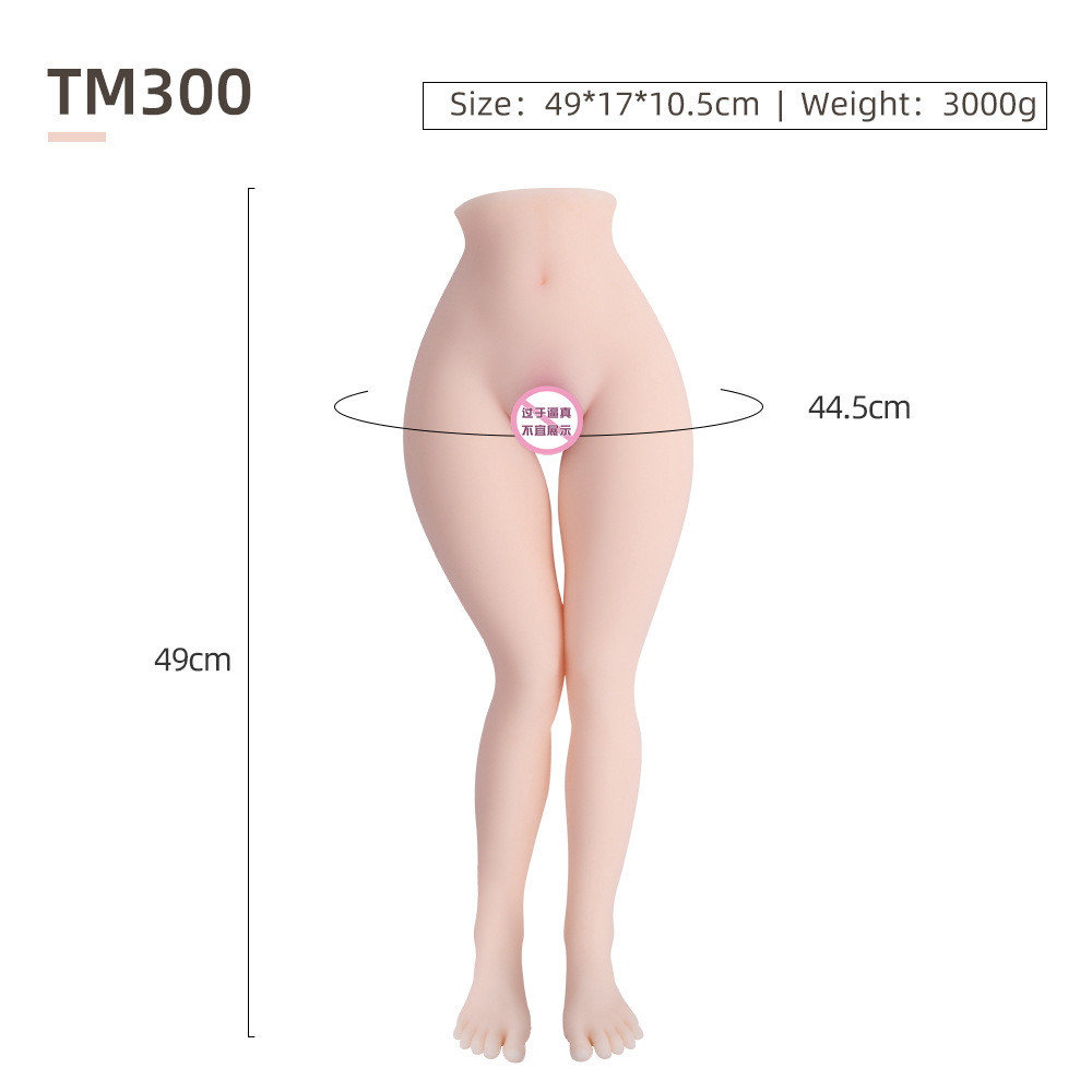 Runqu Full Body Silicone Life-Size Doll Leg Mold Male Insertable Masturbator Adult Sex Toy thumbnail 8
