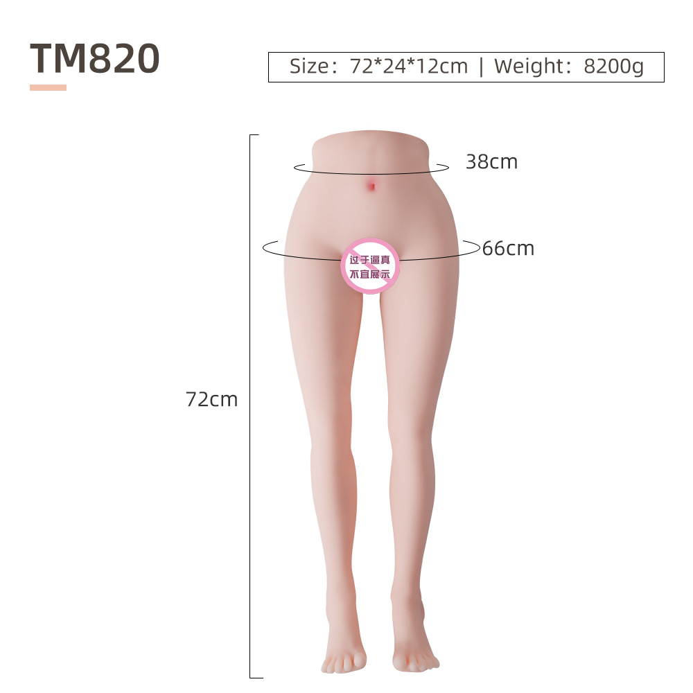 Runqu Full Body Silicone Life-Size Doll Leg Mold Male Insertable Masturbator Adult Sex Toy thumbnail 13