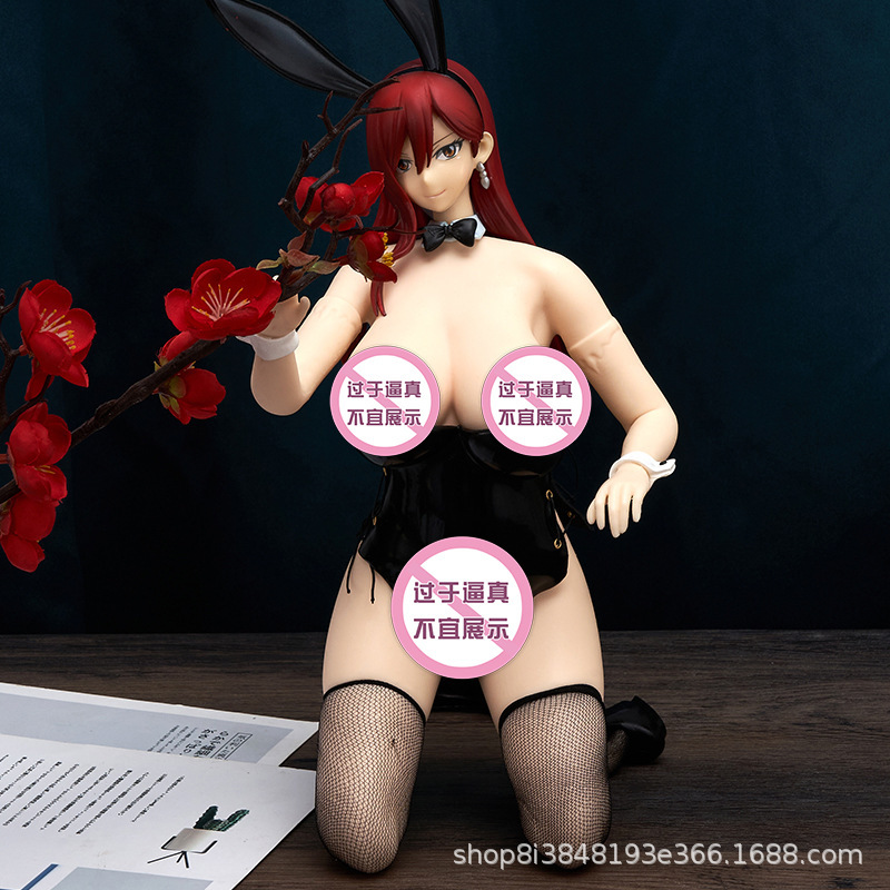 Erza Anime Male Masturbator Insertable Adult Sex Toy Full Silicone Doll main product image
