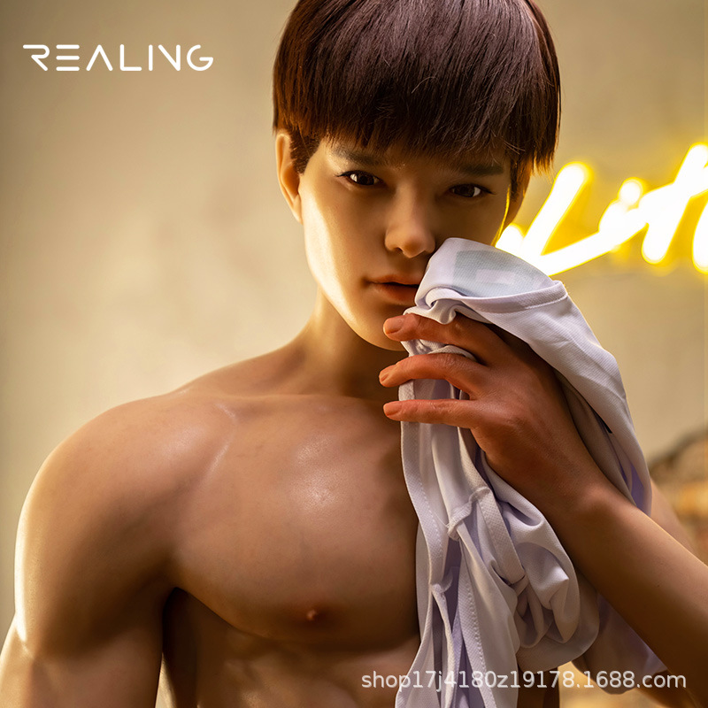 Realing 175cm 1:1 Life-Size Male Figure Lovan - Silicone Head + Silicone Body thumbnail 4