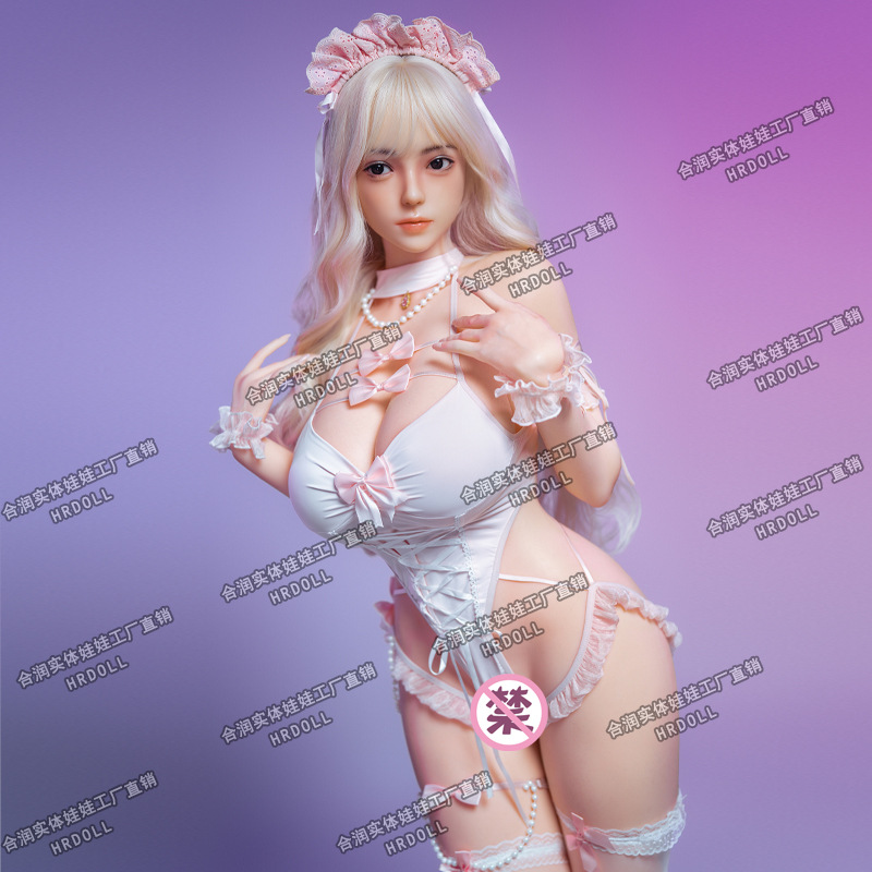 Herun Realistic Silicone Doll Life-Size Non-Inflatable Large Breast Anime Beauty For Men - Overseas Warehouse Stock thumbnail 5