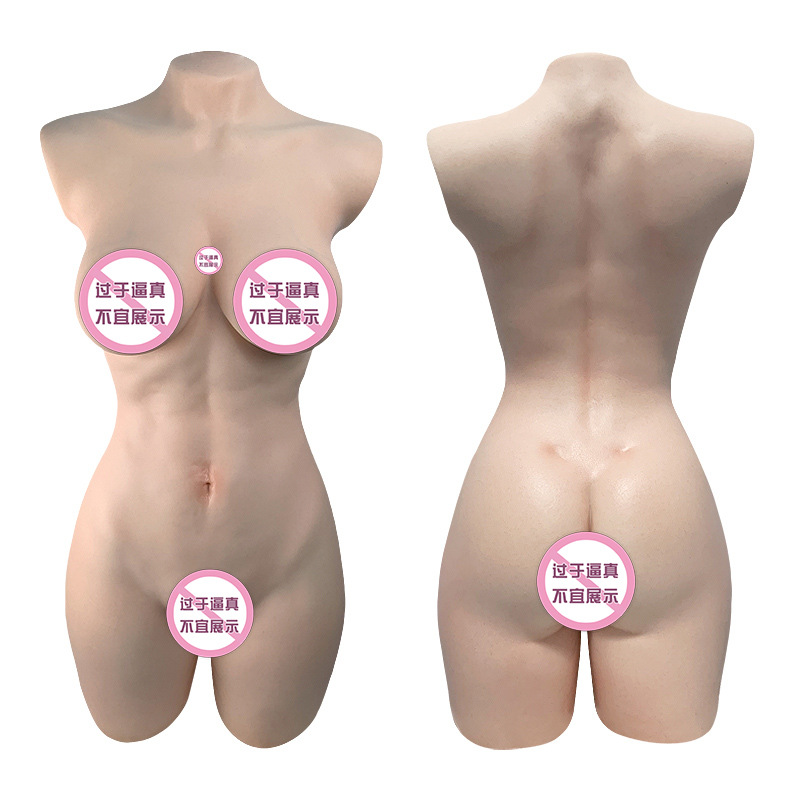 Blanche Life-Size Full Silicone Torso Doll Adult Sex Toy Inflatable Male Masturbator thumbnail 4
