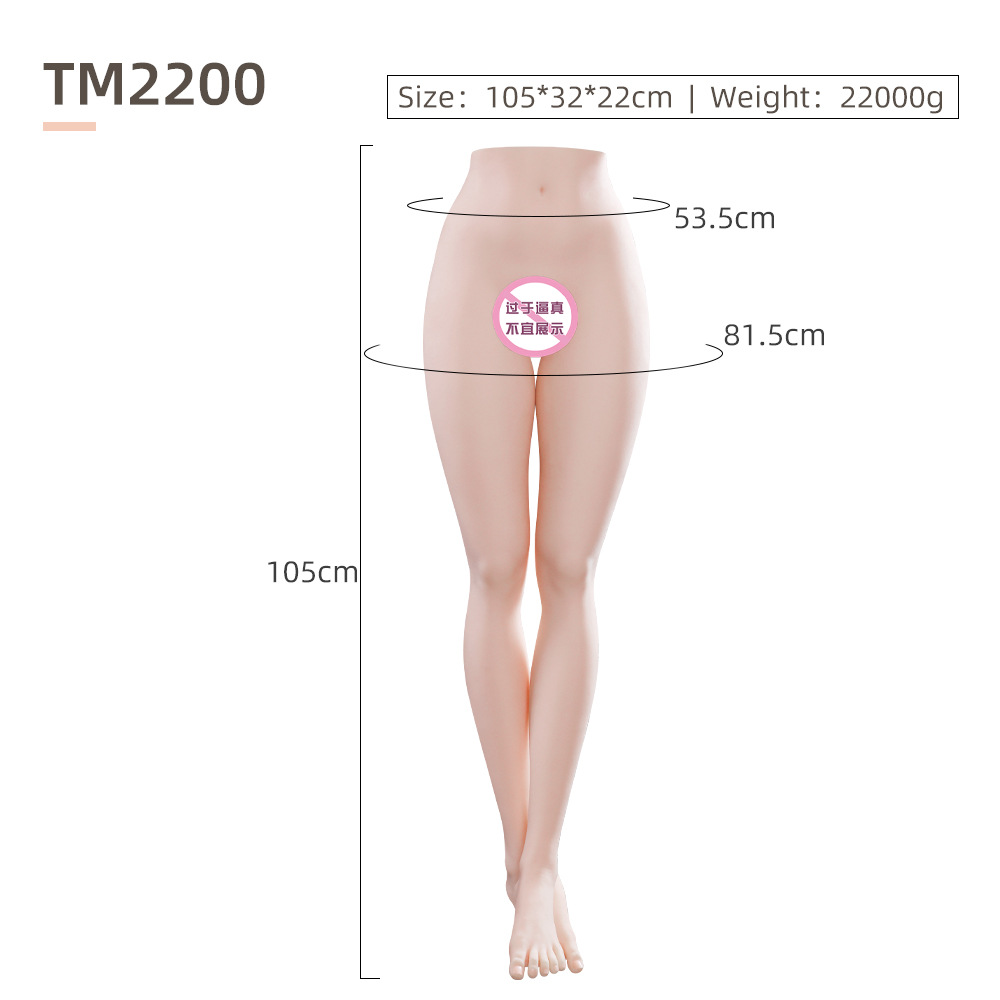 Runqu Full Body Silicone Life-Size Doll Leg Mold Male Insertable Masturbator Adult Sex Toy thumbnail 11