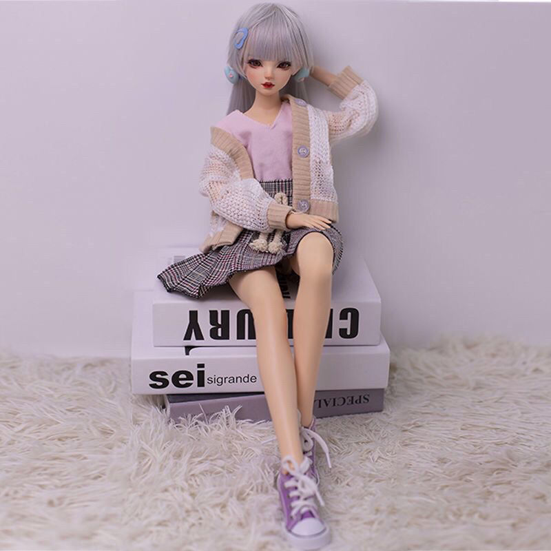 Realistic Silicone Female BJD Doll for Men with Skeleton, Anime 2D Figure, Small Size, Insertable main product image