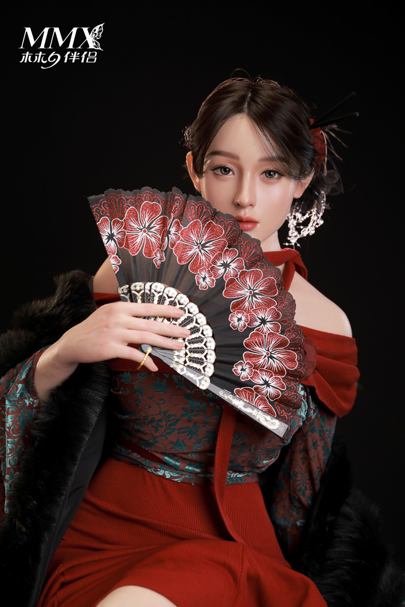 MMX 163cm Mengqi Enhanced Makeup Silicone Sex Doll thumbnail 9