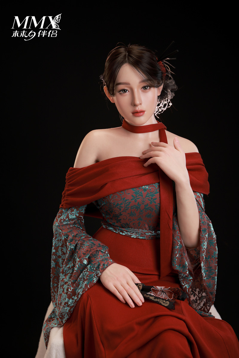 MMX 163cm Mengqi Enhanced Makeup Silicone Sex Doll thumbnail 8