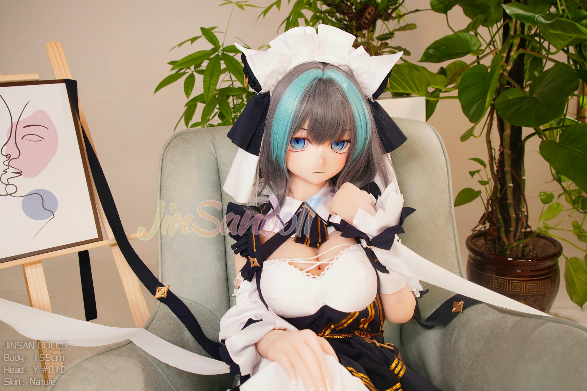 JS Doll 159cm TPE Y010 Head Sex Doll thumbnail 7
