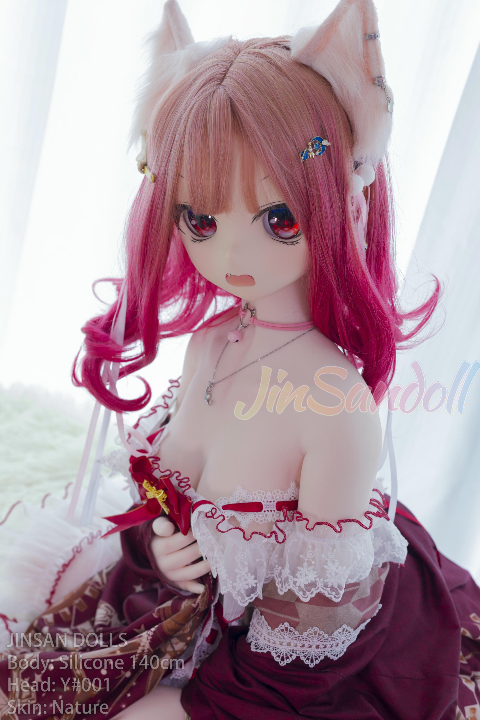 Jinsan 140cm Silicone Y001 Plastic Head Sex Doll main product image