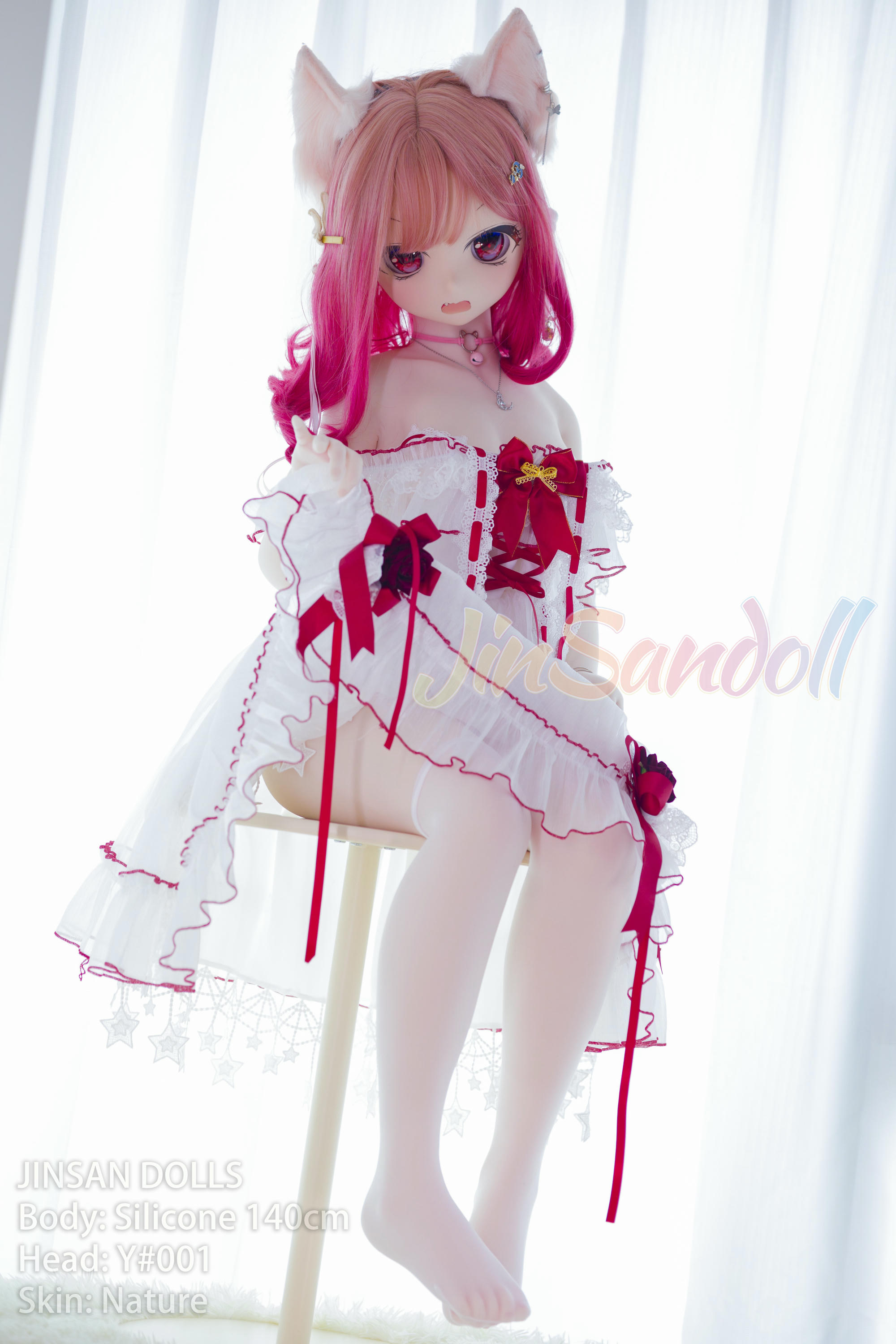 Jinsan 140cm Silicone Y001 Plastic Head Sex Doll thumbnail 5