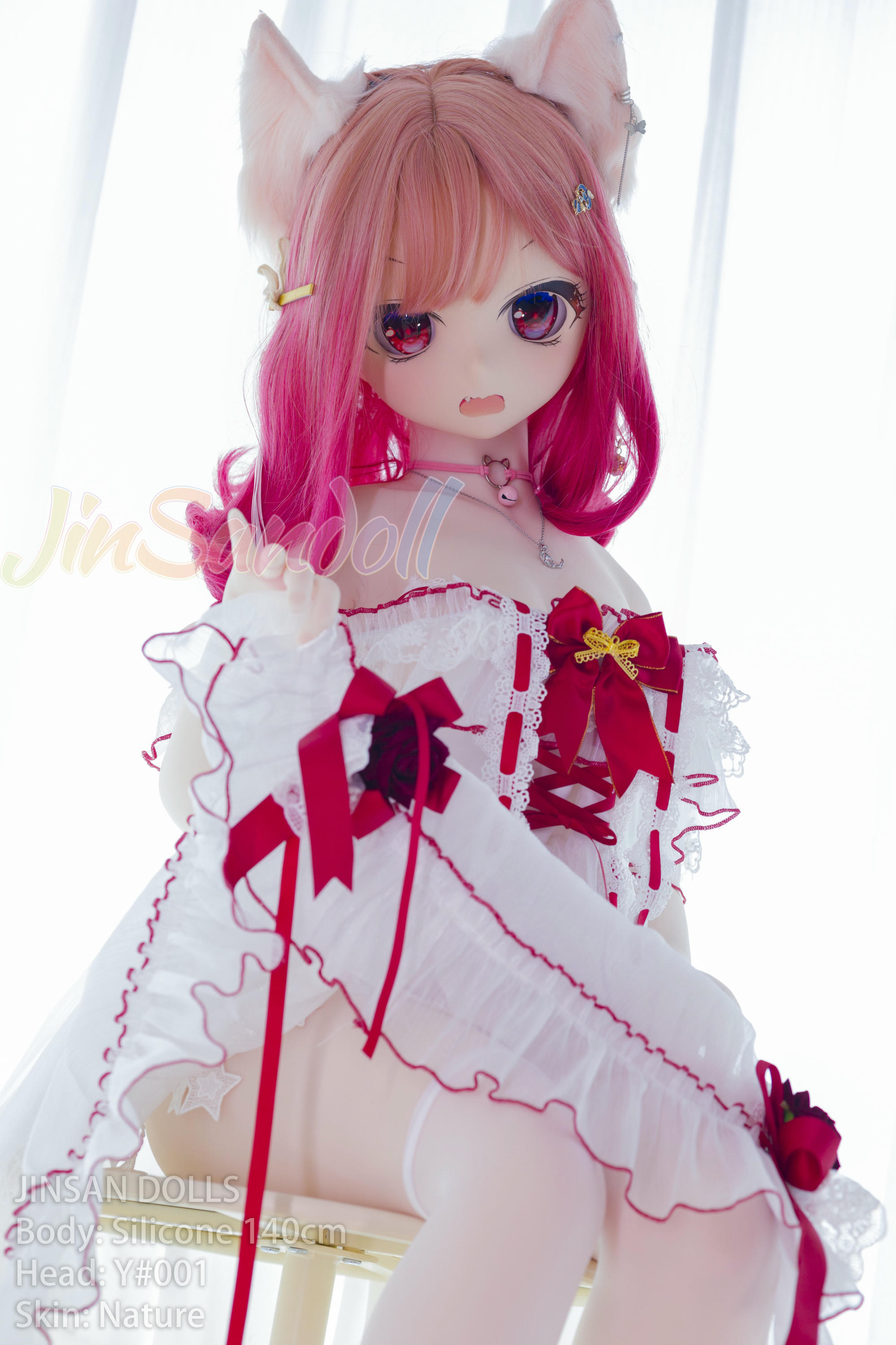 Jinsan 140cm Silicone Y001 Plastic Head Sex Doll thumbnail 9