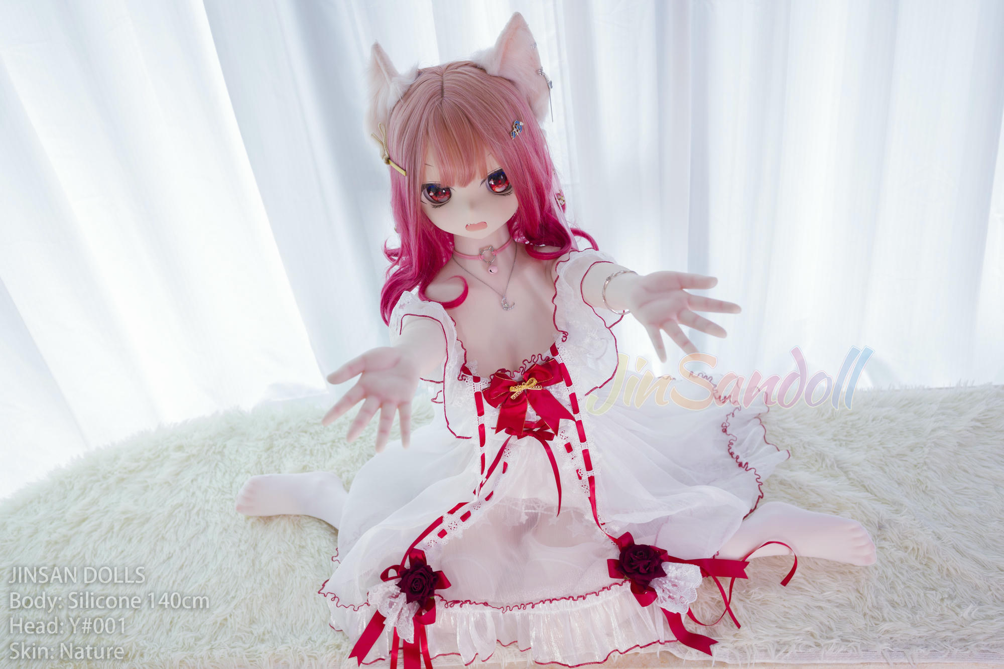 Jinsan 140cm Silicone Y001 Plastic Head Sex Doll thumbnail 7